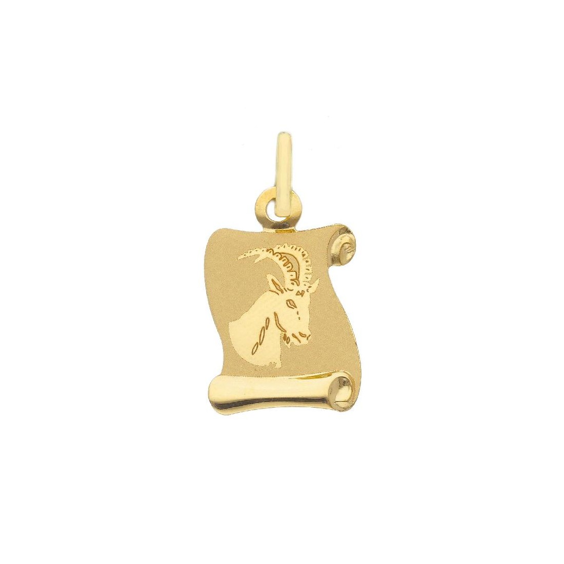 Ciondolo in oro giallo 750/ooo con zodiaco