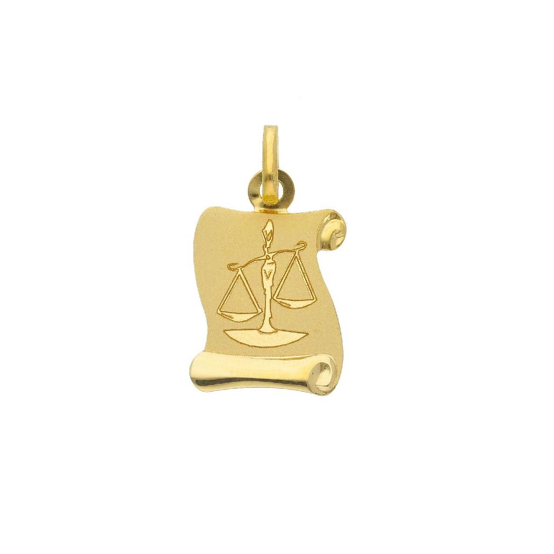 Ciondolo in oro giallo 750/ooo con zodiaco