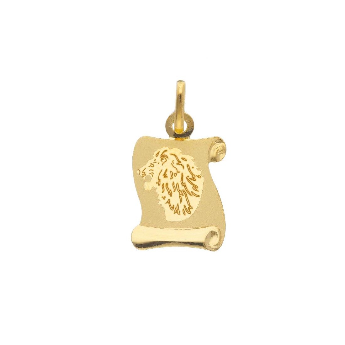 Ciondolo in oro giallo 750/ooo con zodiaco