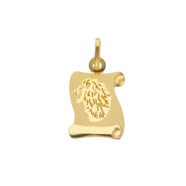 Ciondolo in oro giallo 750/ooo con zodiaco