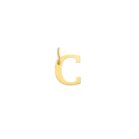 Ciondolo in oro giallo 750/ooo con iniziale