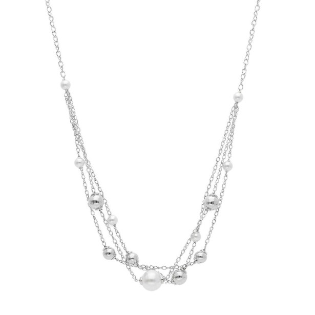 Girocollo in argento 925/ooo e perla