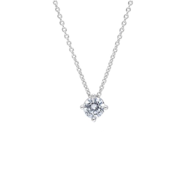 Girocollo punto luce in argento 925/ooo e zirconia cubica