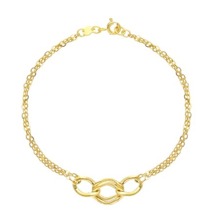 Bracciale in oro giallo 375/ooo