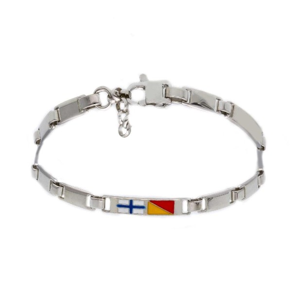 Bracciale in argento 925/°°° e smalto
