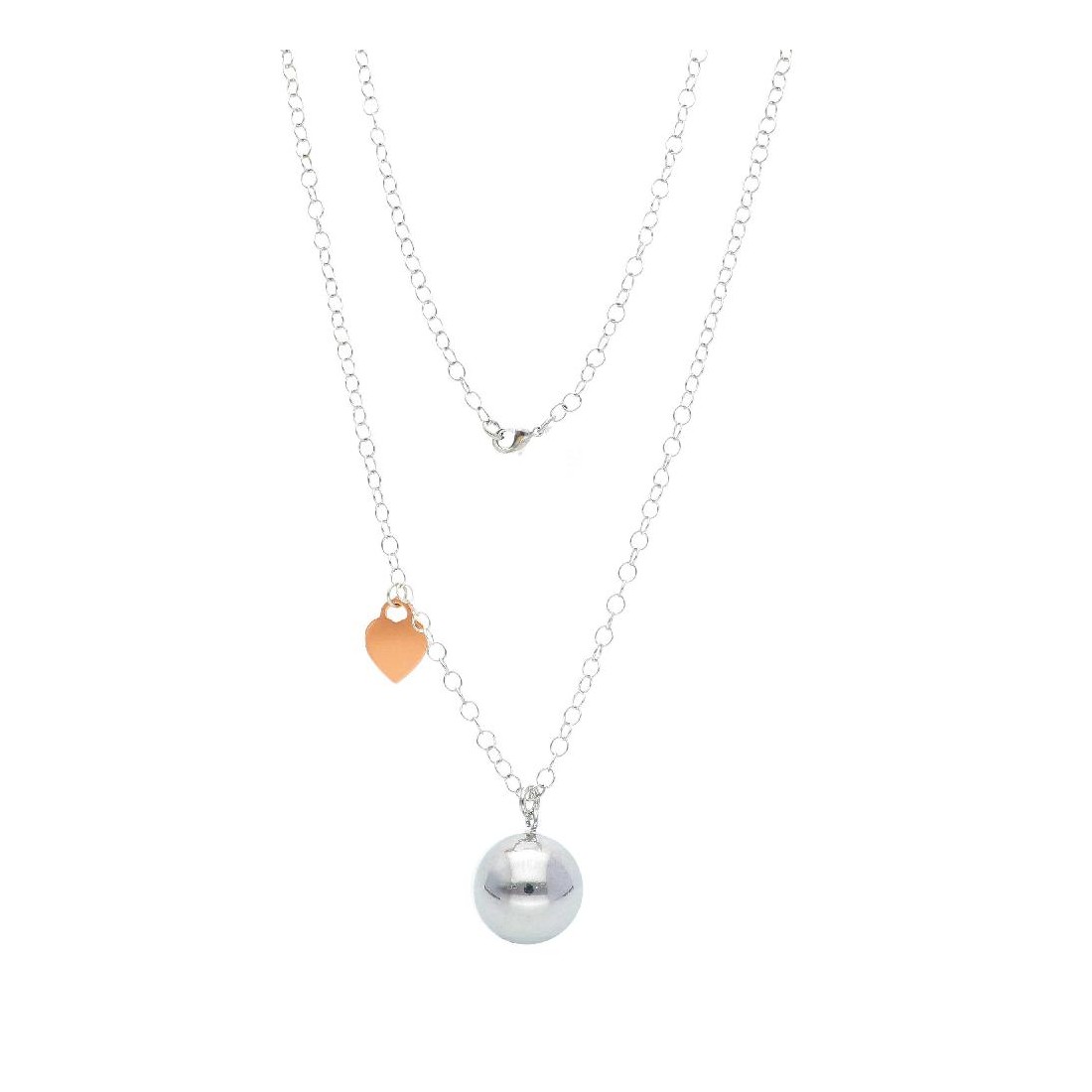 Collana lunga in ottone