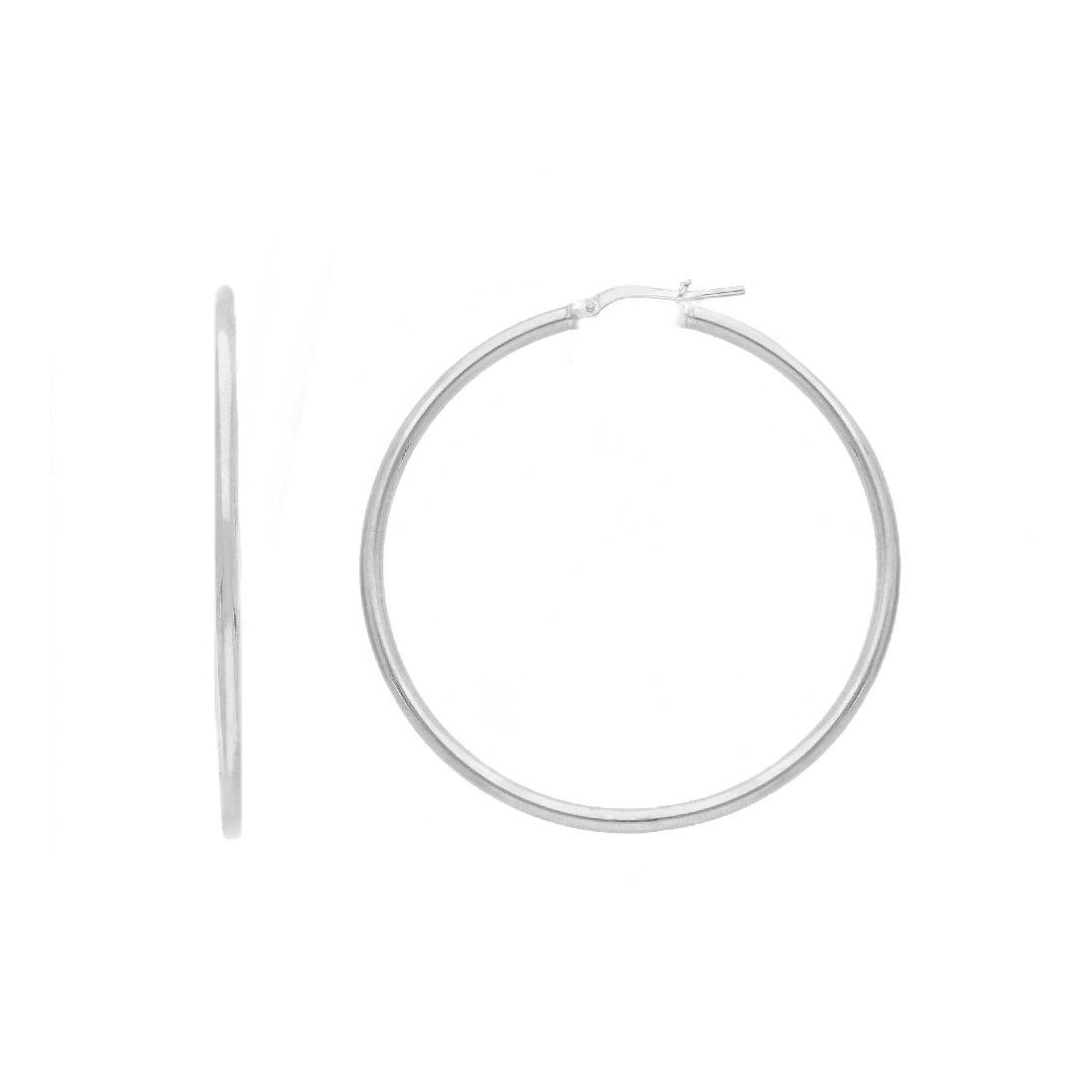 Orecchini cerchio in argento 925/ooo
