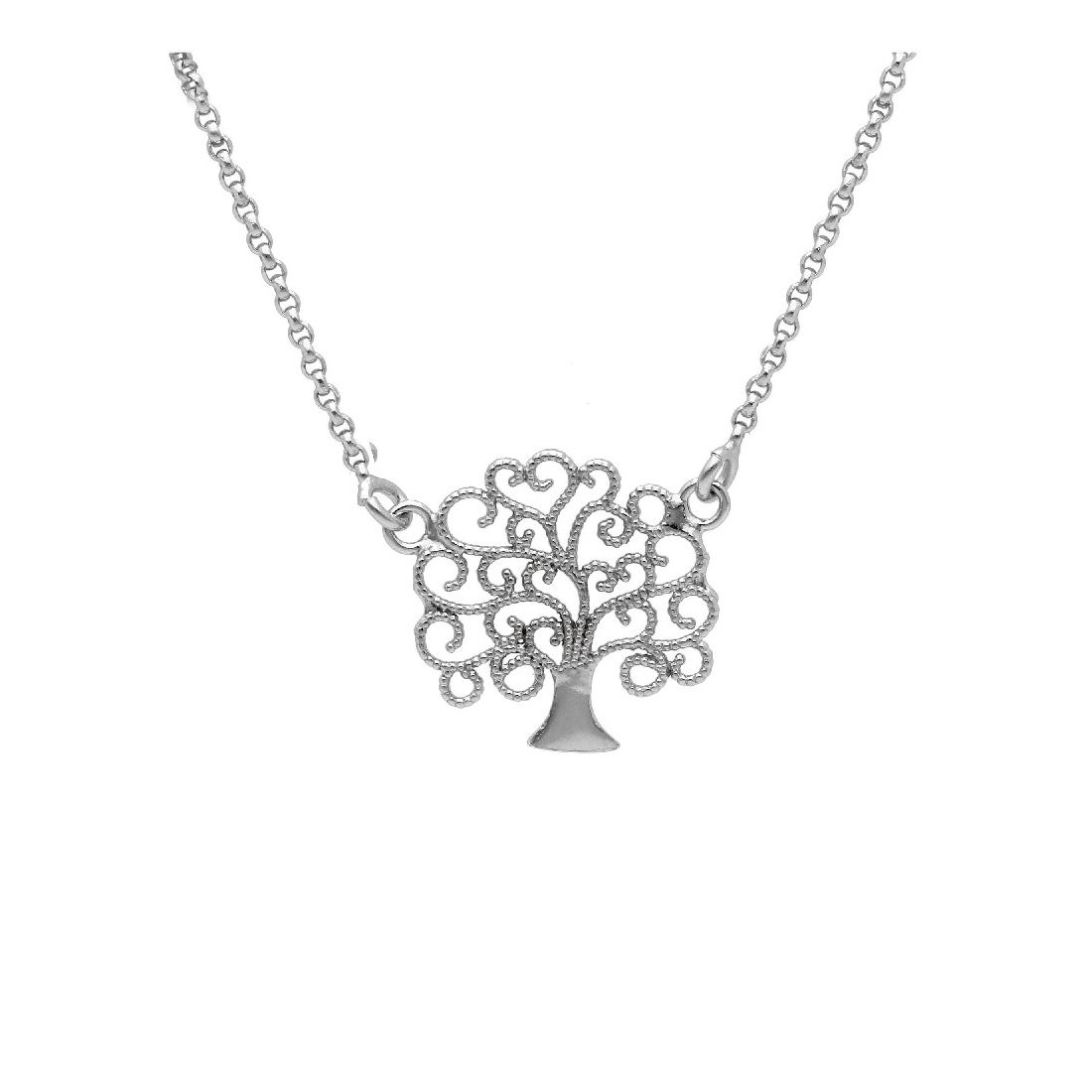 Girocollo in argento 925/°°° con albero della vita