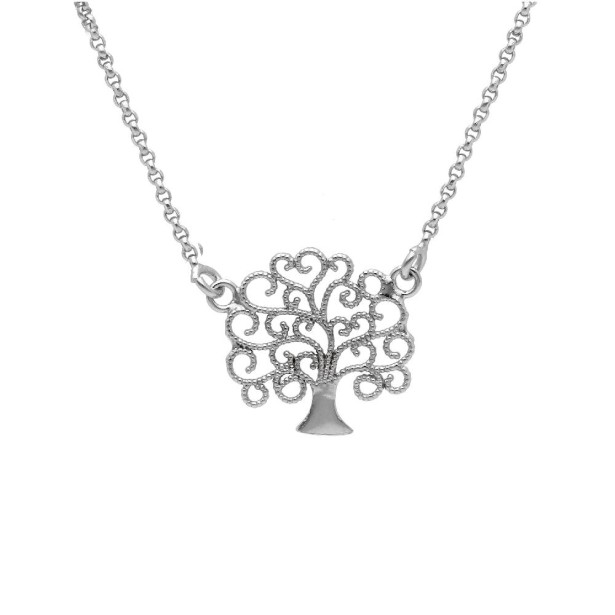 Girocollo in argento 925/°°° con albero della vita