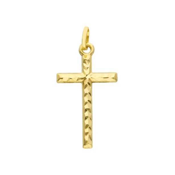 Ciondolo in oro giallo 750/ooo con croce