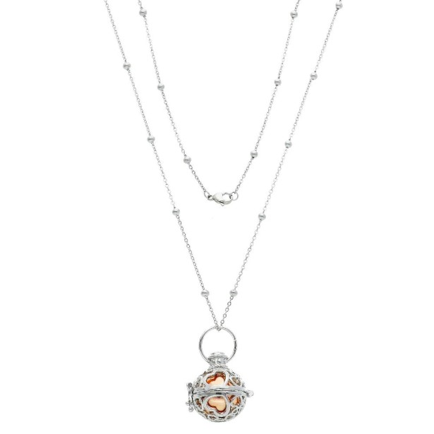 Chiama angeli in ottone con palla rosa e cuori