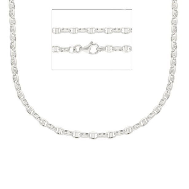 Catena traversino in oro bianco 750/°°°