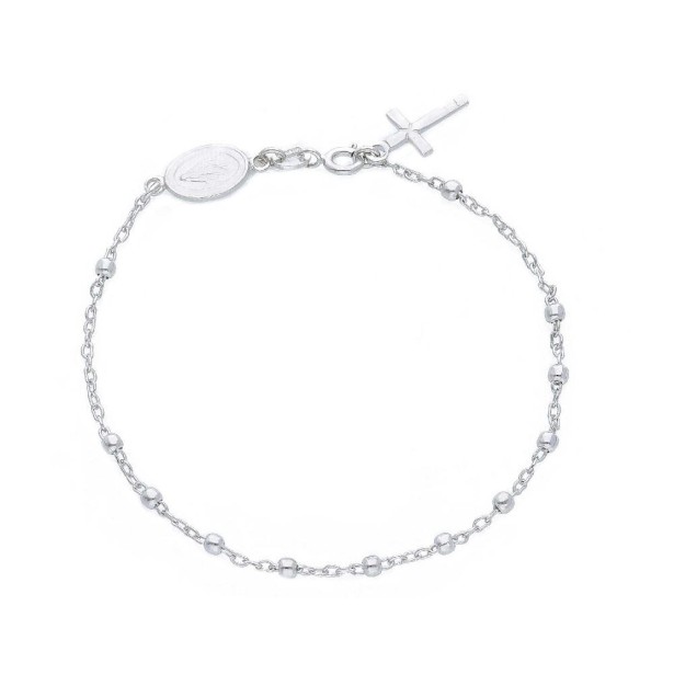 Bracciale rosario in argento 925/ooo