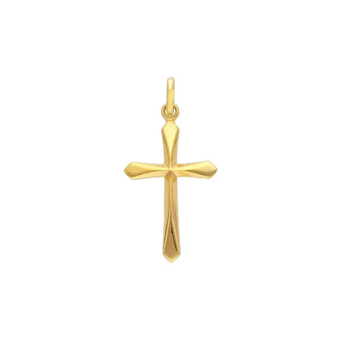 Ciondolo in oro giallo 375/ooo con croce