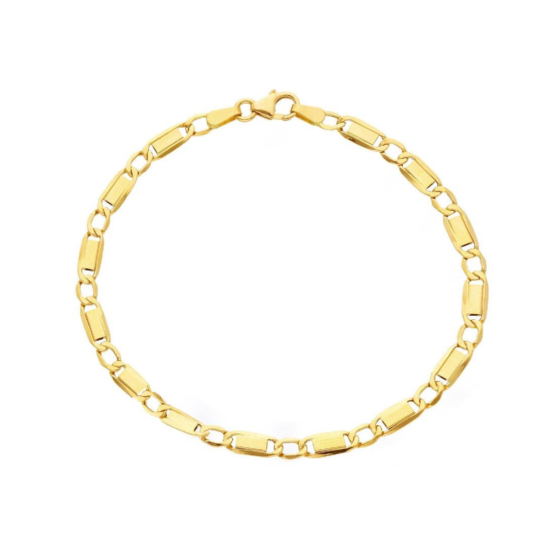 Bracciale catena in oro giallo 750/ooo
