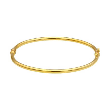 Bracciale rigido in oro giallo 375/ooo