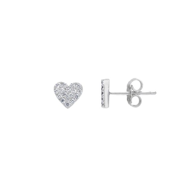 Orecchini lobo in argento 925/ooo e zirconia cubica