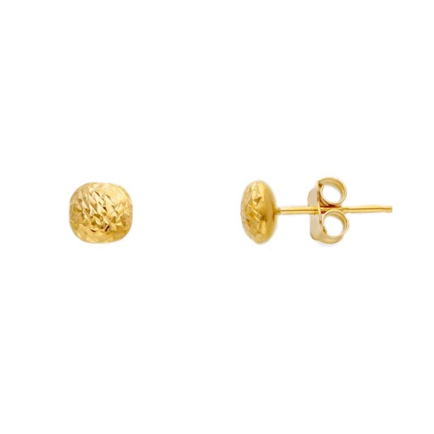 Orecchini lobo in oro giallo 750/ooo