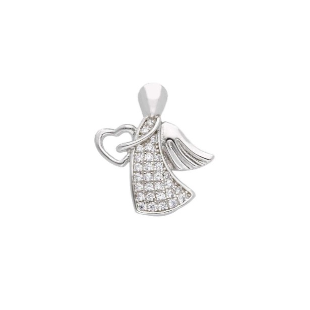 Ciondolo in argento 925/ooo e zirconia cubica conangelo