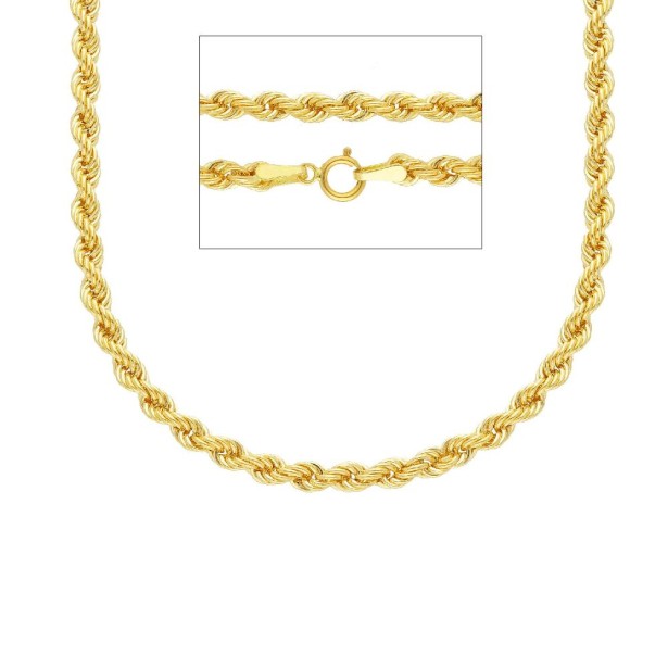 Catena corda in oro giallo 750/ooo