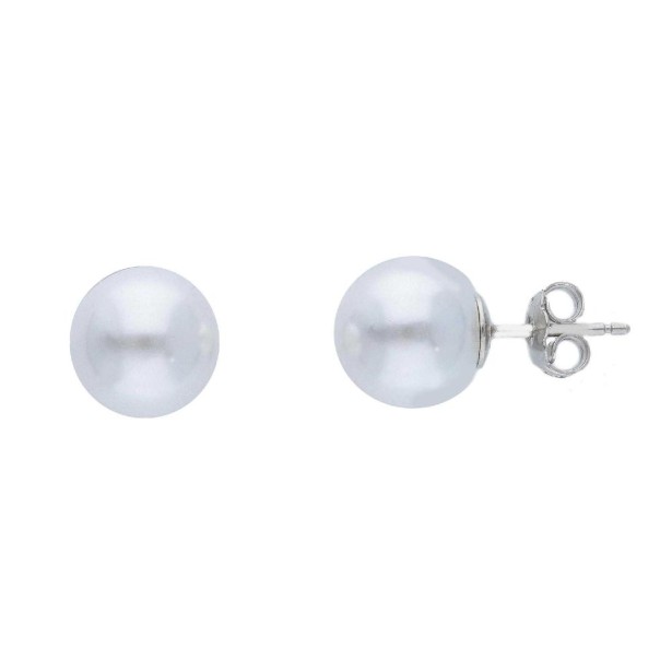 Orecchini lobo in argento 925/ooo e perla