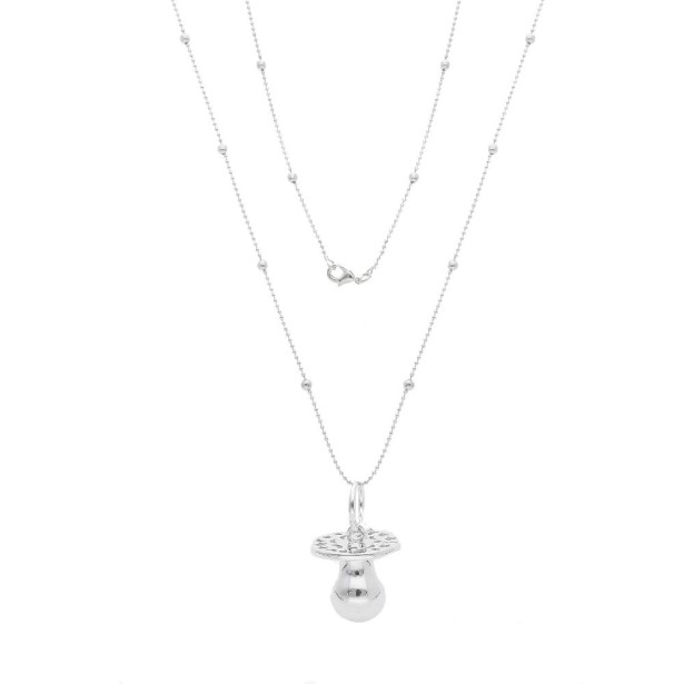 Collana in ottone e ciuccio