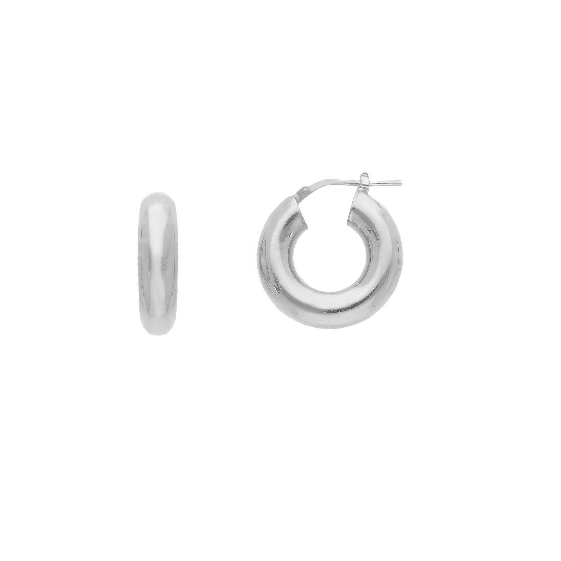 Orecchini cerchio in argento 925/ooo