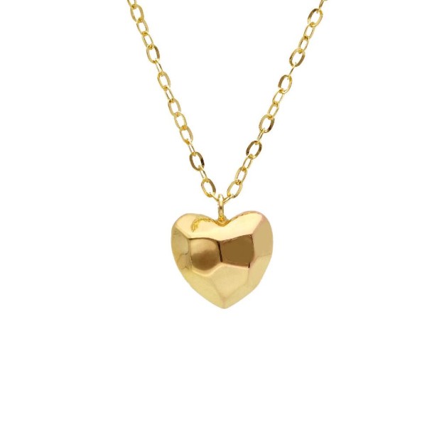 Girocollo in oro giallo  750/ooo con cuore