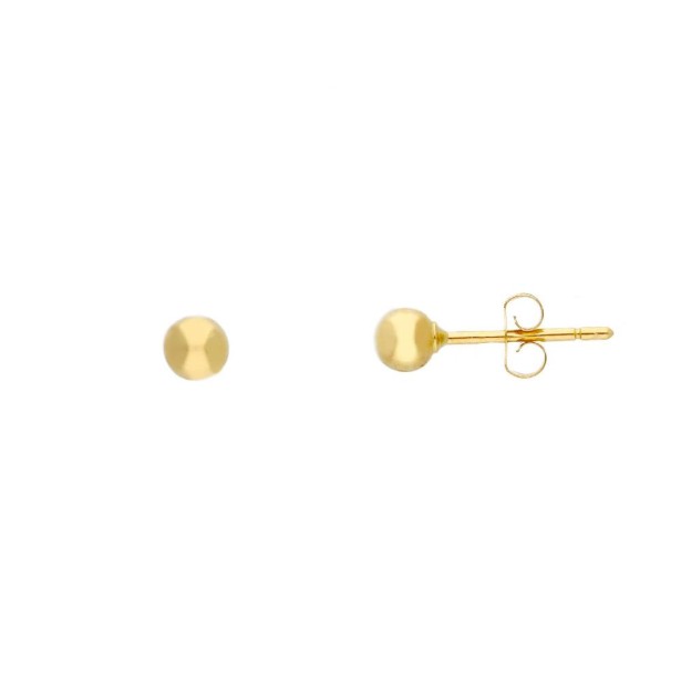 Orecchini lobo in oro giallo 750/ooo