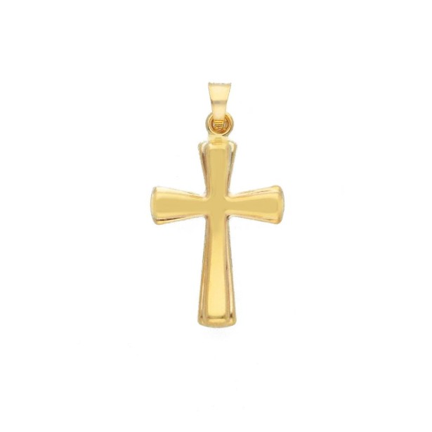 Ciondolo in oro giallo 375/ooo con croce