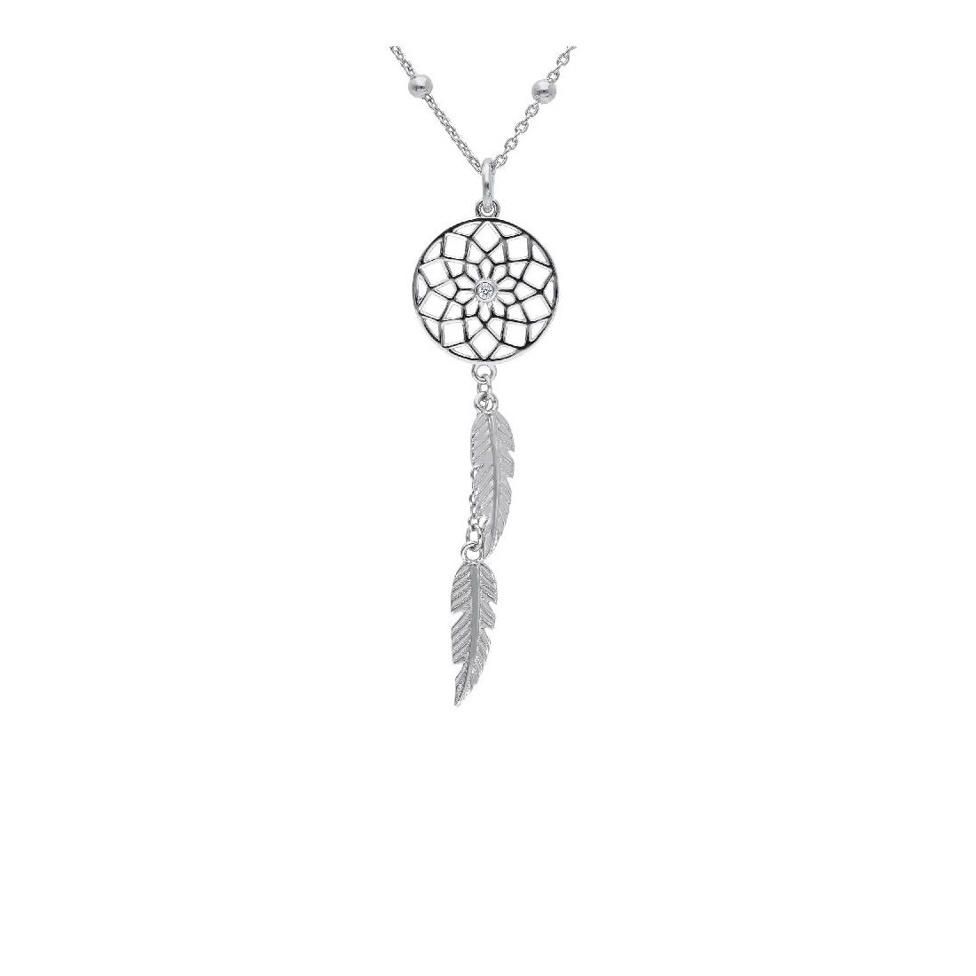 Girocollo in argento 925/ooo con acchiappasogni