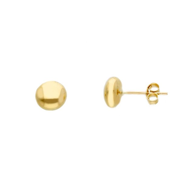 Orecchini lobo in oro giallo 375/ooo