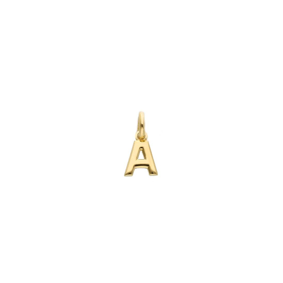 Ciondolo in oro giallo 750/ooo con iniziale