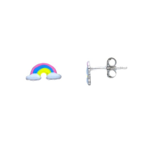 Orecchini in argento 925/ooo a arcobaleno