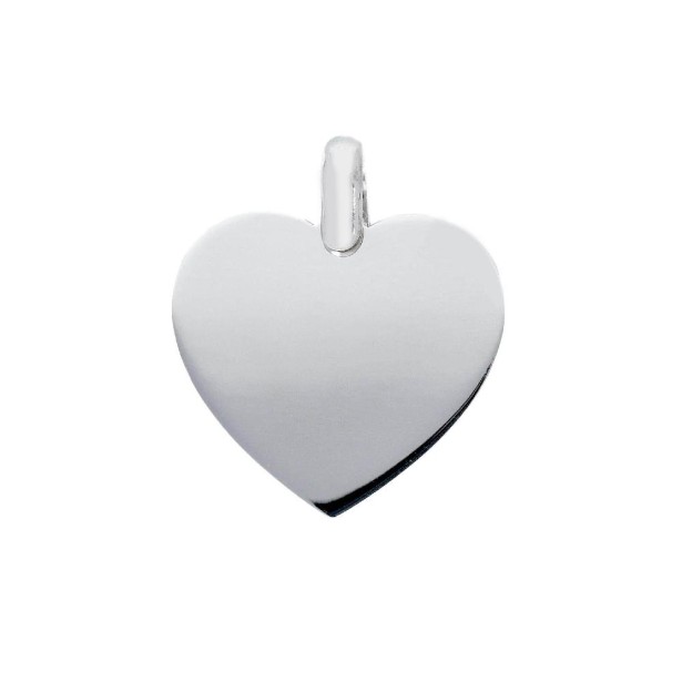 Piastra in argento 925/ooo con cuore