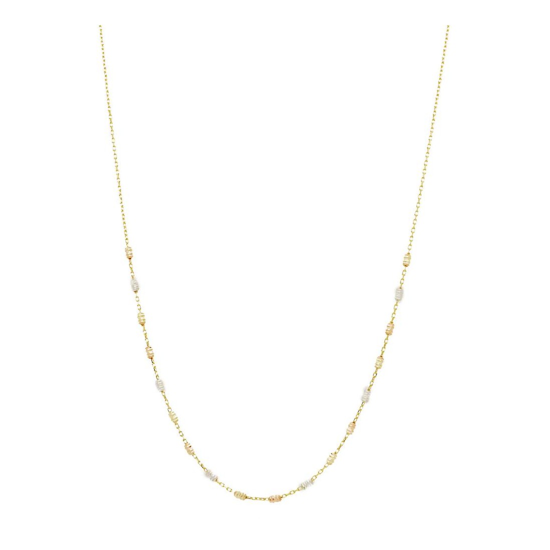 Girocollo in oro tre colori 375/ooo