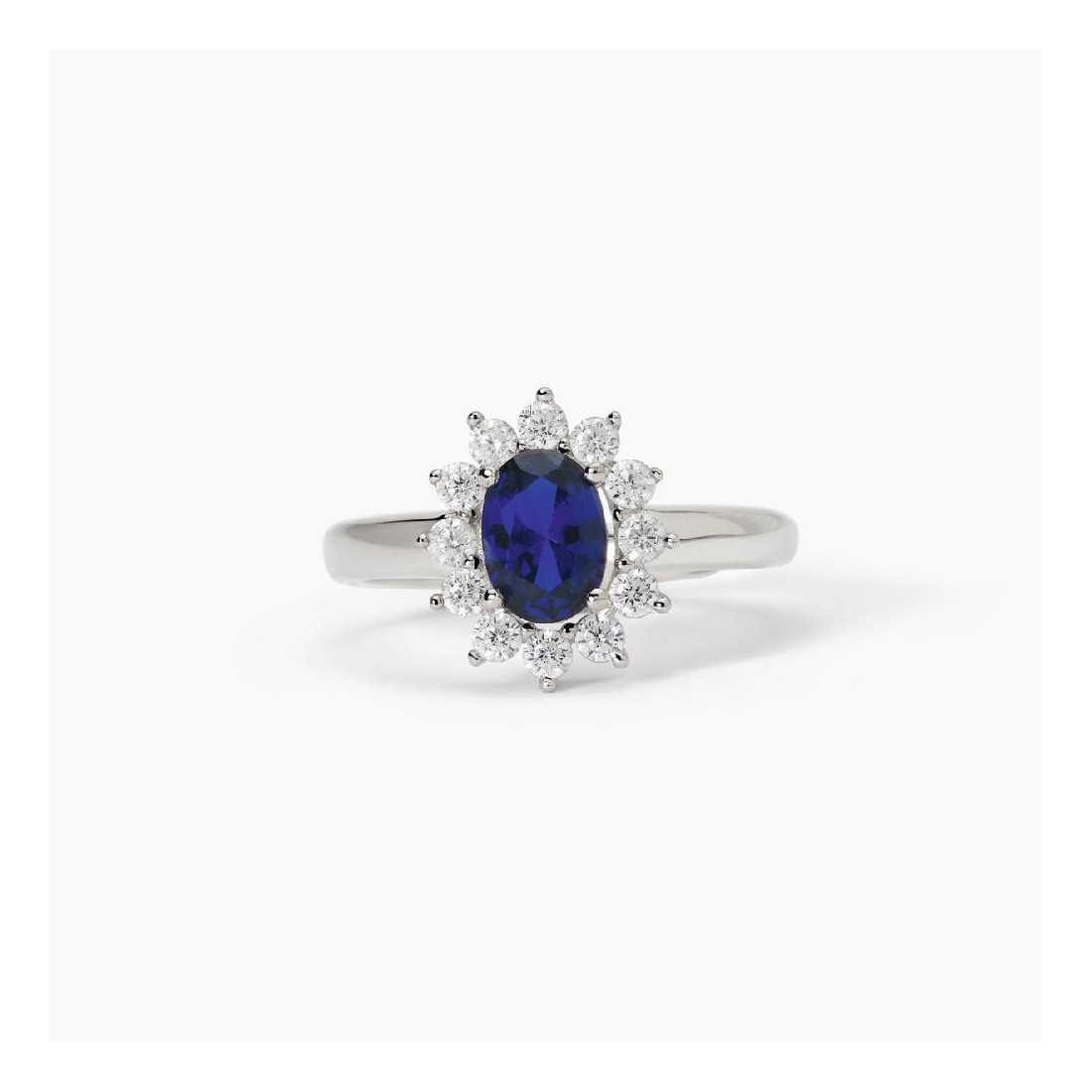 MABINA 523360 - Anello in argento 925/°°° zaffiro sintetico e zirconi
