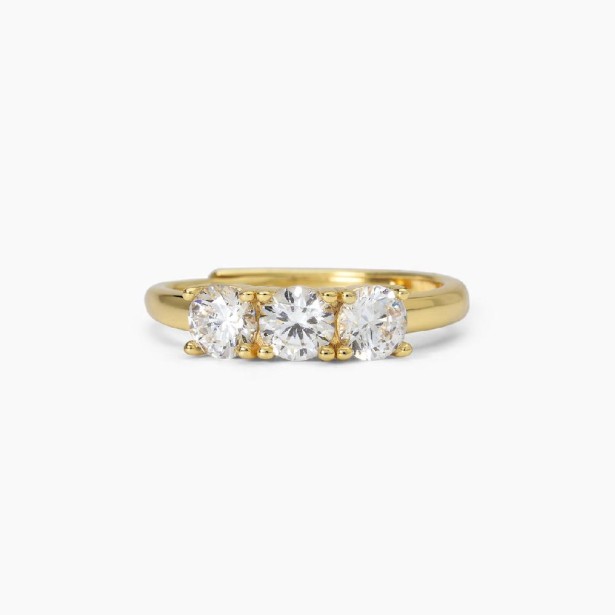 MABINA 523388 - Anello in argento 925/°°° dorato zirconi