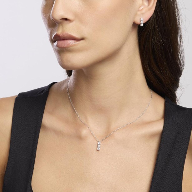 MABINA 553643 - Girocollo in argento 925/°°° zirconi