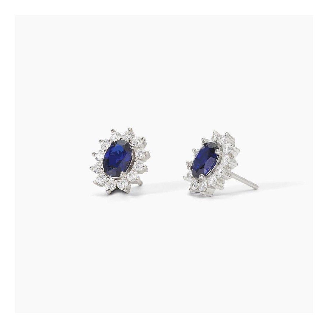 MABINA 563716 - Orecchini in argento 925/°°° zaffiro sintetico e zirconi