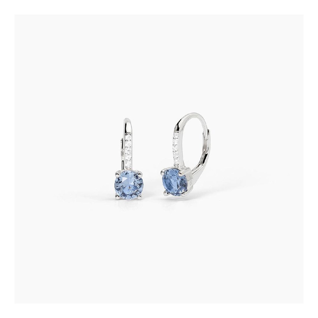 MABINA 563725 - Orecchini in argento 925/°°° acquamarina sintetica e zirconi