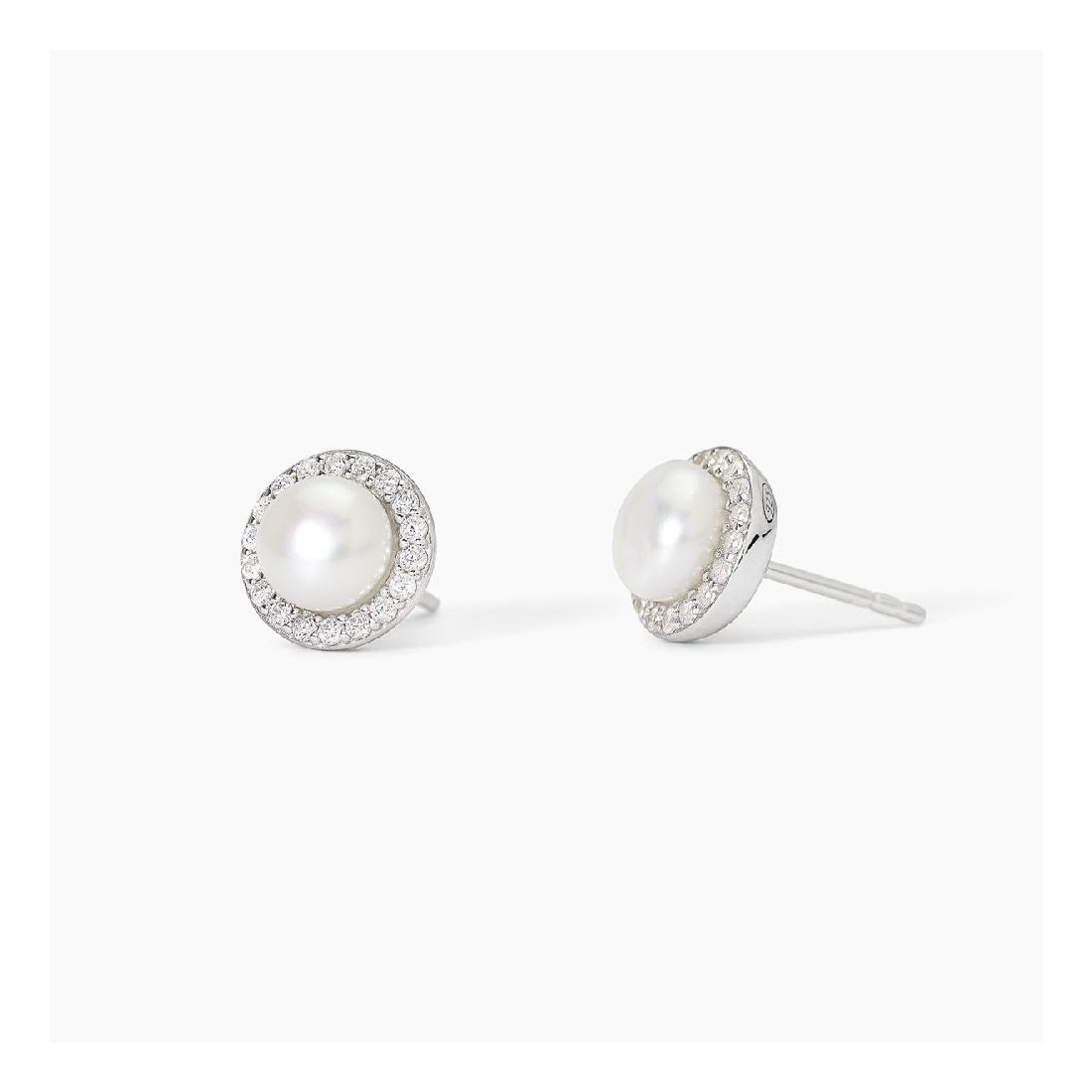 MABINA 563745 - Orecchini in argento 925/°°° perle coltivate e zirconi