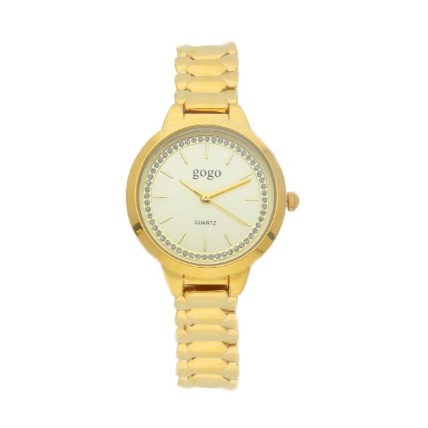 Orologio in metallo dorato