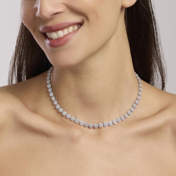 MABINA 553683 - Girocollo in argento 925/°°° e zirconi