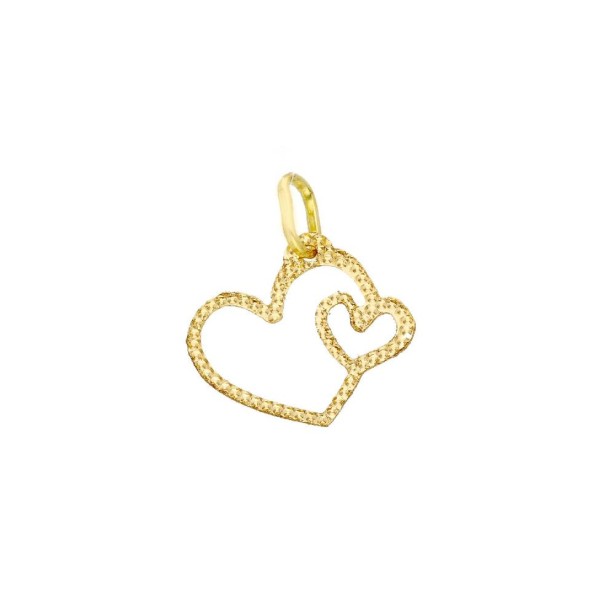 Ciondolo in oro giallo 750/ooo con cuore