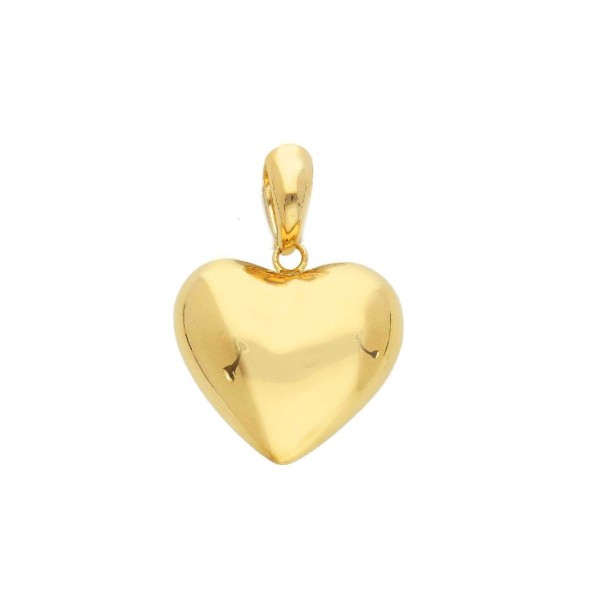 Ciondolo in oro giallo 750/ooo a cuore