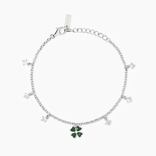 MABINA 533878 - Bracciale in argento 925/°°° smeraldi sintetici e zirconi