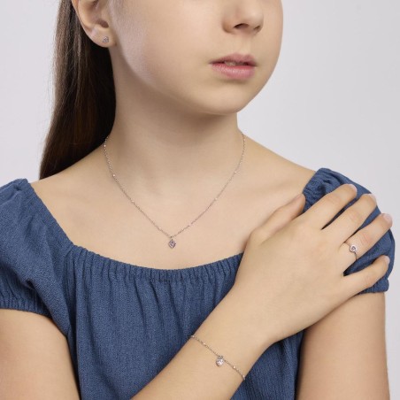 MABINA 553690 - Girocollo in argento 925/°°° smalto e zirconi
