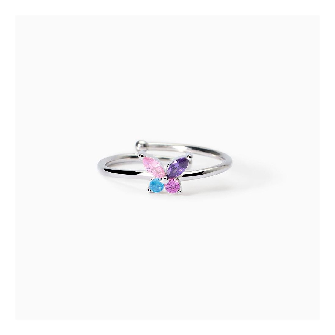 MABINA 523413 - Anello in argento 925/°°° tormalina sintetica e zirconi