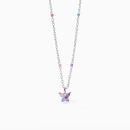 MABINA 553692 - Girocollo in argento 925/°°° smalto tormalina sintetica e zirconi